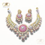 Mesmerising Pink Pinwheel Necklace Set - Infinity 365 Jewels