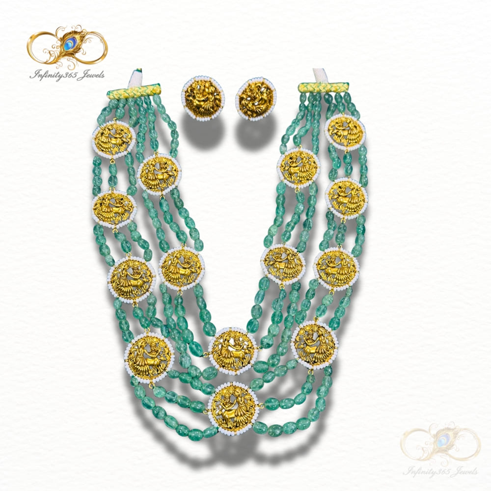 Radha Krishna Bond Necklace Set - Infinity 365 Jewels Radha Krishna Bond Necklace Set - Infinity 365 Jewels